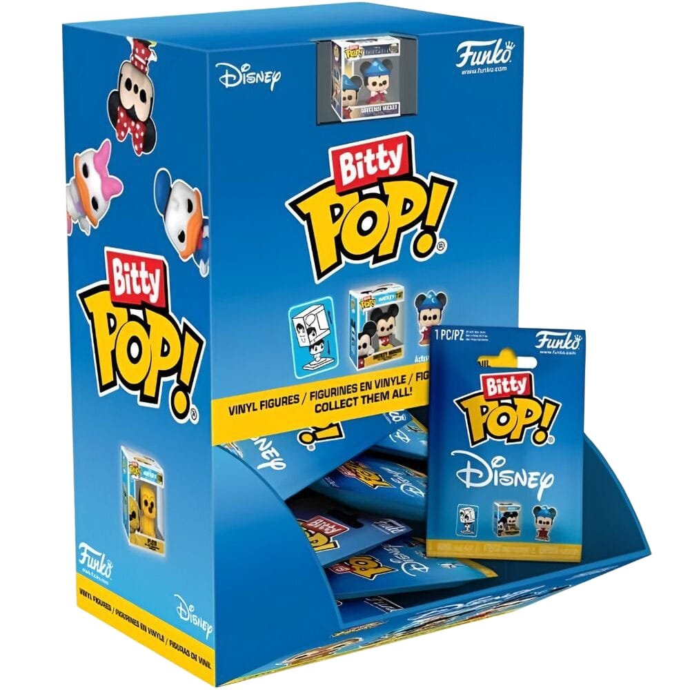 Disney Mystery Bitty POP! Vinyl Figures 2 cm Display (32) - Funko Pop! Figures, Blind Boxes