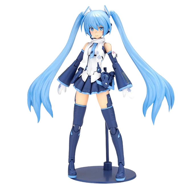 Frame Arms Girl x Hatsune Miku Plastic Model Kit Frame Music Girl Snow Miku Another Color Ver. 15 cm - Kotobukiya Model Kits