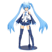 Frame Arms Girl x Hatsune Miku Plastic Model Kit Frame Music Girl Snow Miku Another Color Ver. 15 cm - Kotobukiya Model Kits