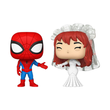 Marvel POP! Vinyl Figures 2-Pack Superhero Couples- SM & MJ - Funko Mini Figures