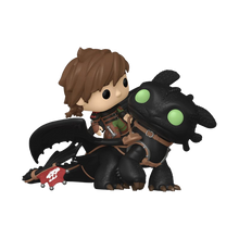 How to Train Your Dragon POP! Rides Deluxe Vinyl Hiccup w/Toothless - Funko Pop! Figures