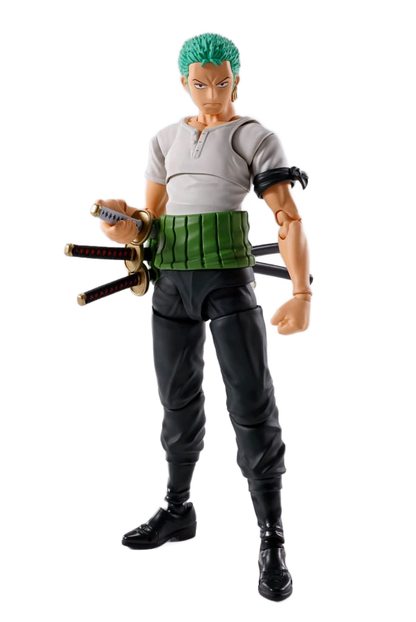 One Piece S.H.Figuarts Action Figure Roronoa Zoro Romance Dawn Ver. 15 cm - Bandai Tamashii Nations Action Figures