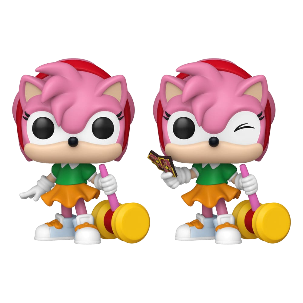 Sonic - The Hedgehog POP! Games Vinyl Figures Amy Rose with Piko Hammer with Chase Assortment (6) - Funko Pop! Figures