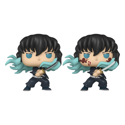 Demon Slayer: Kimetsu no Yaiba POP! Animation Vinyl Figure Muichiro (Attack) w/CH Assortment Box Qty 6 - Funko Pop! Figures