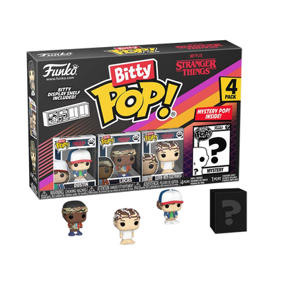 Stranger Things Bitty POP! Vinyl Figure 4-Pack Dustin 2,5 cm - Funko Pop! Figures