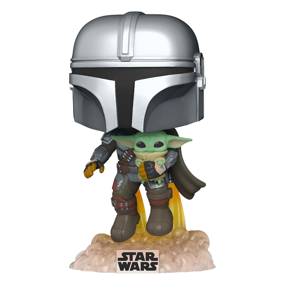 Star Wars The Mandalorian POP! TV Vinyl Figure Mando Flying w/ Jet Pack - Funko Pop! Figures