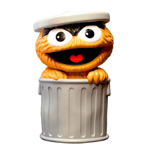 Sesame Street FUN! FUN! Vinyl Action Figure Oscar the Grouch (Orange) 13 cm - Super7 Statues