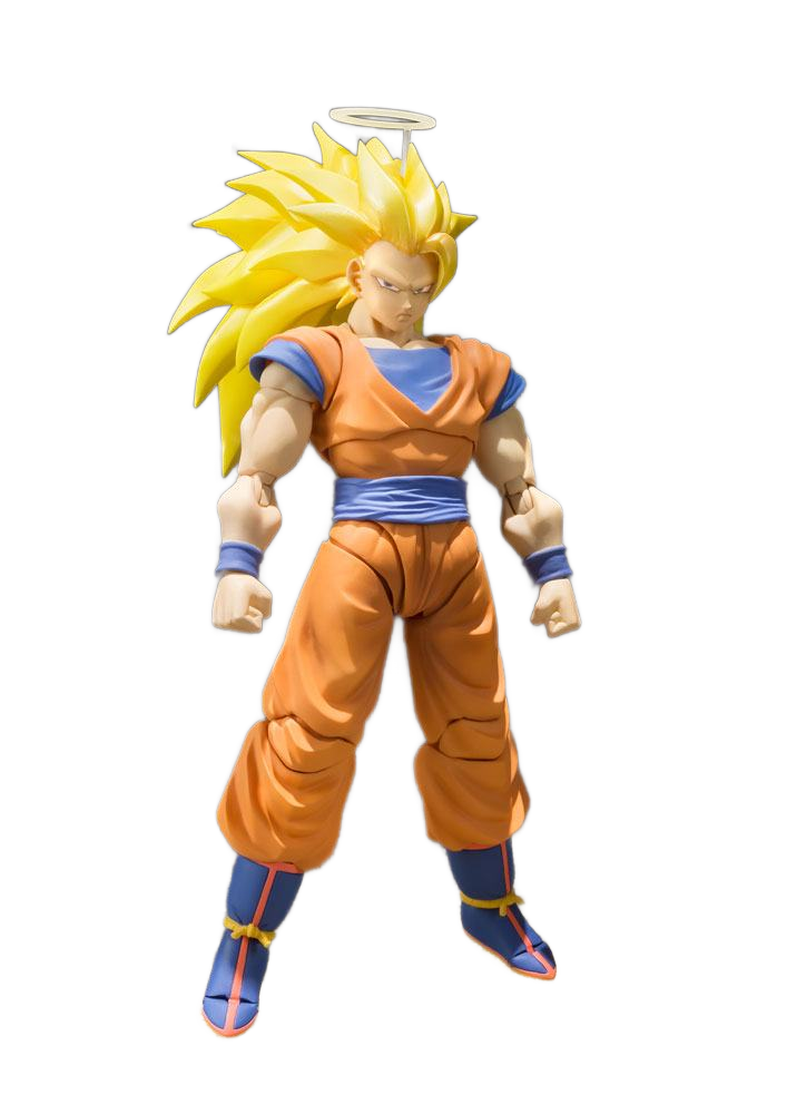Dragon Ball Z S.H. Figuarts Action Figure SSJ 3 Son Goku 16 cm - Bandai Tamashii Nations Action Figures