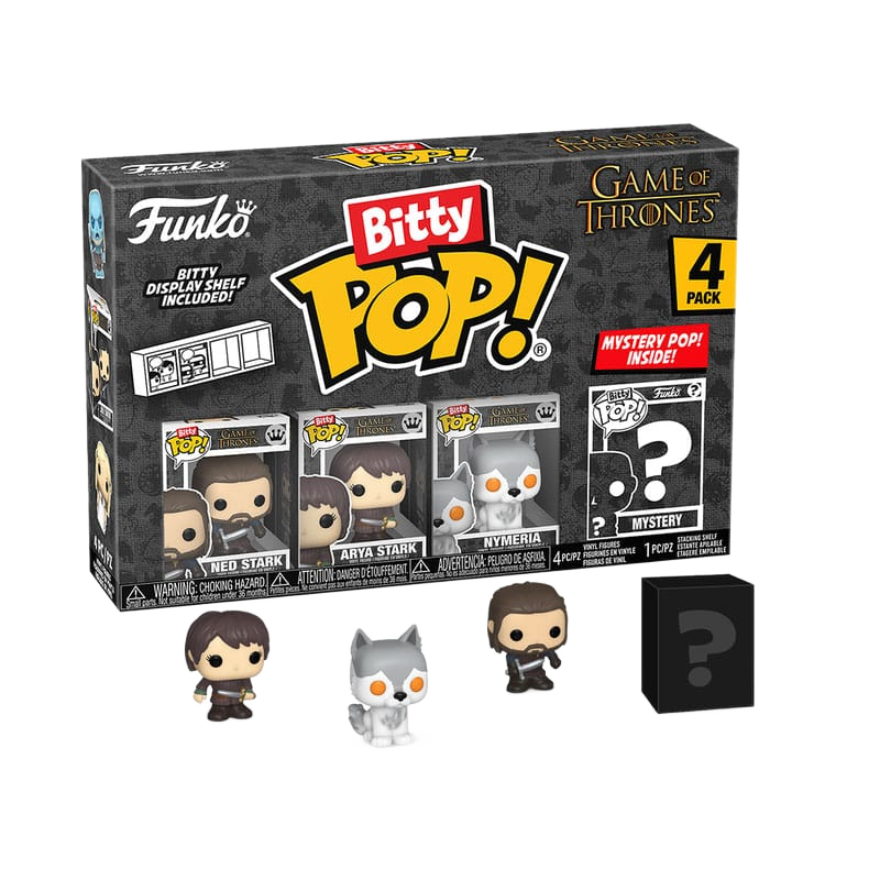 Game of Thrones Bitty POP! Vinyl Figure 4-Pack Ned Stark 2,5 cm - Funko Mini Figures, Pop! Figures