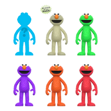 Sesame Street ReAction Action Figures 10 cmWave 04 Elmo Blind Box Display Box Qty 12 - Super7 Action Figures, Blind Boxes