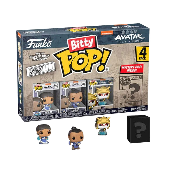 Avatar The Last Airbender Bitty POP! Vinyl Figure 4-Pack Katara 2,5 cm - Funko Mini Figures, Pop! Figures