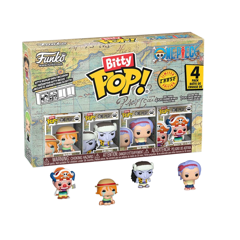 One Piece Bitty POP! Vinyl Figure 4-Pack Nami 2,5 cm - Funko Mini Figures, Pop! Figures