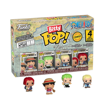 One Piece Bitty POP! Vinyl Figure 4-Pack Luffy 2,5 cm - Funko Mini Figures, Pop! Figures