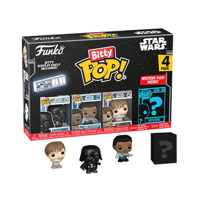 Star Wars Bitty POP! Vinyl Figure 4-Pack Vader 2,5 cm - Funko Mini Figures, Pop! Figures