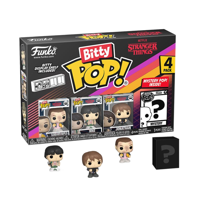 Stranger Things Bitty POP! Vinyl Figure 4-Pack Eleven 2,5 cm - Funko Mini Figures, Pop! Figures