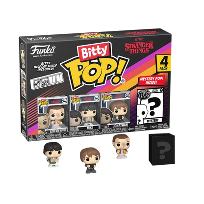Stranger Things Bitty POP! Vinyl Figure 4-Pack Eleven 2,5 cm - Funko Mini Figures, Pop! Figures