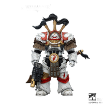 Warhammer 40,000 Action Figure White Scars Legion Praetor in Cataphractii Terminator Armour with Cyber Hawk Chogorian sword and combi-melta 14 cm - Joy Toy (CN) Action Figures