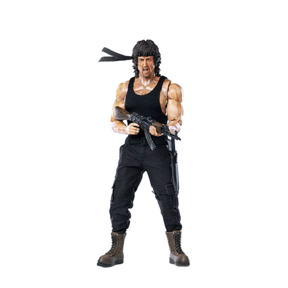 First Blood II Exquisite Super Series Actionfigur 1/12 First Blood II John Rambo 16 cm - Hiya Toys Action Figures
