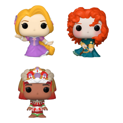 Disney Princesses Bitty POP! Vinyl Figure 4-Pack Rapunzel 2,5 cm - Funko Pop! Figures