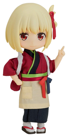 Lycoris Recoil Nendoroid Doll Action Figure Chisato Nishikigi: Cafe LycoReco Uniform Ver. 14 cm - Good Smile Company Action Figures