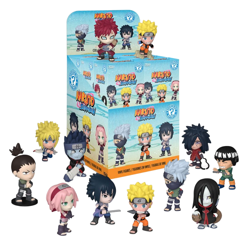 Naruto Shippuden Mystery Mini Figures 5 cm Display (12) - Funko Blind Boxes, Mini Figures & Capsule Toys