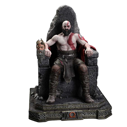 Throne Legacy God of War Series Statue 1/3 Ragnarok Master Thyself Kratos 67 cm - Prime 1 Studio Statues & Busts