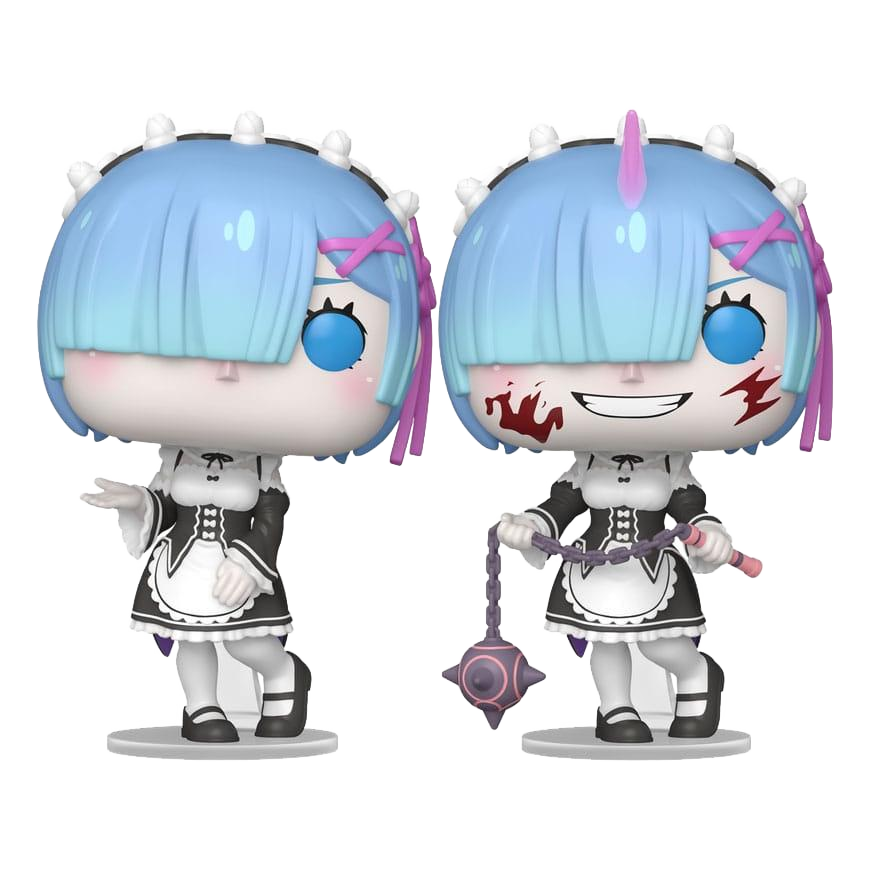 Re:ZERO POP! Animation Vinyl Figure Rem w/CH Assortment (6) - Funko Pop! Figures