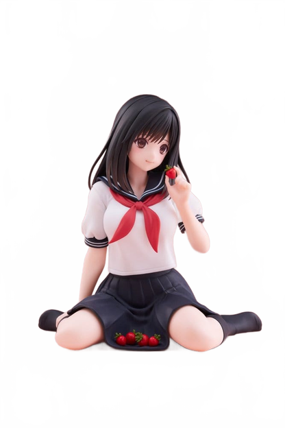 Strawberry 100% Desktop Cute PVC Figure Aya Tojo (School uniform Ver.) 13 cm - Taito Prize Statues