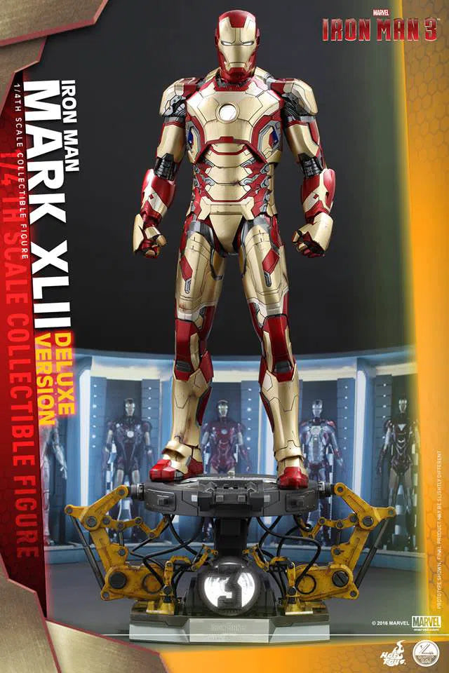 Iron Man: MKXLII Deluxe Version: Iron Man 3: QS008: Marvel: Reissue: Hot Toys