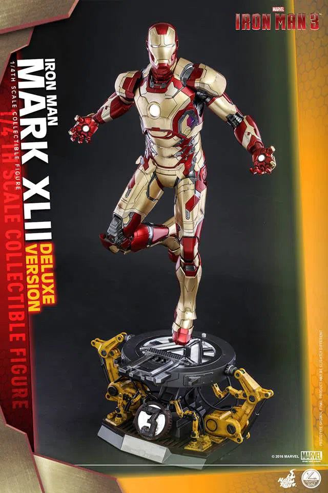 Iron Man: MKXLII Deluxe Version: Iron Man 3: QS008: Marvel: Reissue: Hot Toys