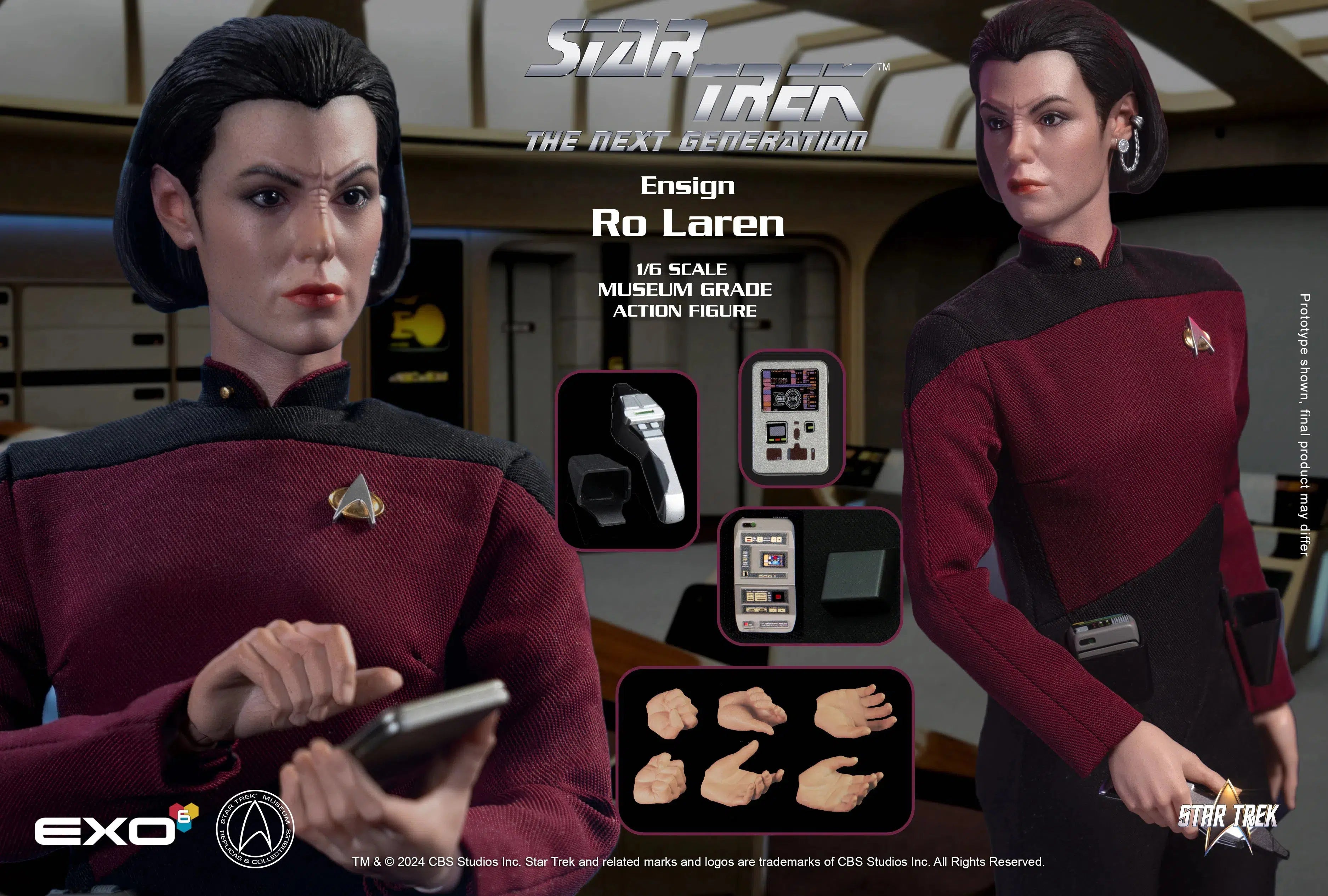 Ensign Ro Laren: Star Trek: The Next Generation: Sixth Scale Figure: EX0-6