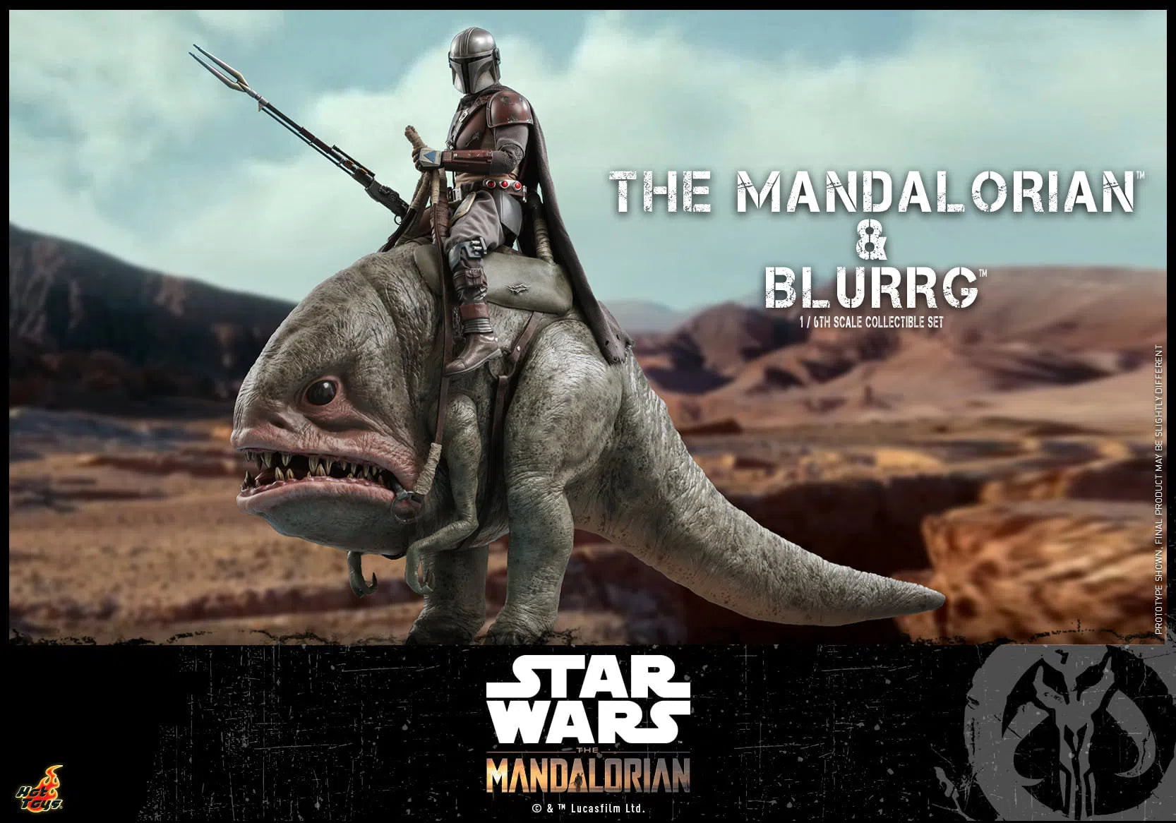 The Mandalorian & Blurrg Set: TMS046: The Mandalorian: Star Wars