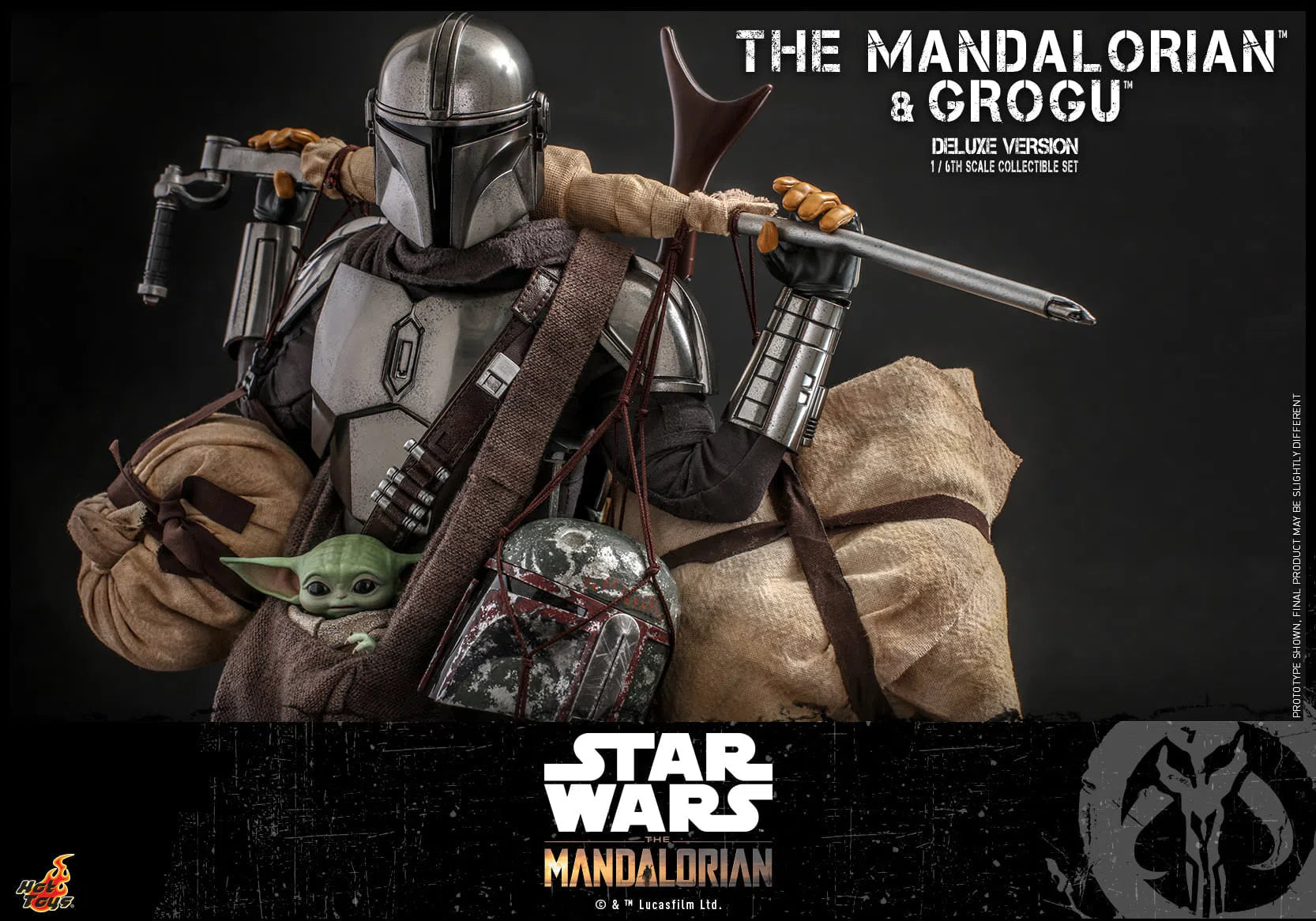 Mandalorian & Grogu Set: Deluxe: Star Wars: TMS052: Hot Toys
