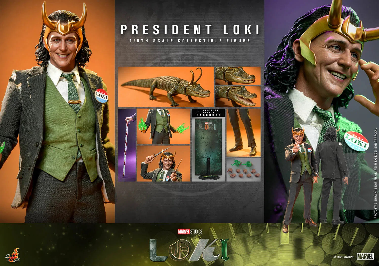 President Loki: Loki Tv Show: TMS066: Marvel: Hot Toys