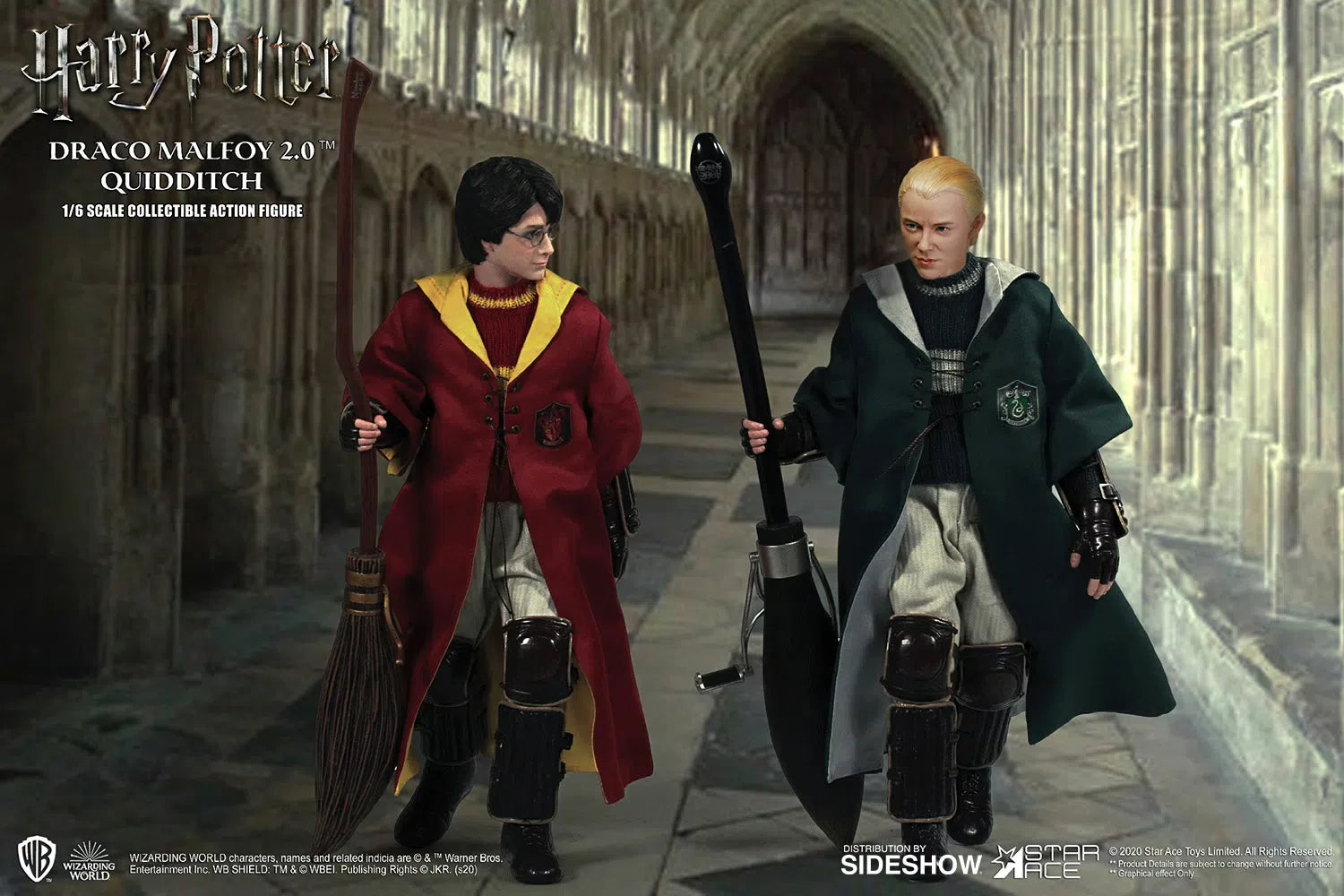 Harry Potter & The Chamber Of Secrets: Harry & Draco 2.0: Sixth Scale Figure Set: Star Ace
