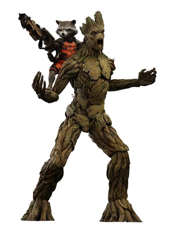 Ex Display: Rocket & Groot: Guardians Of The Galaxy: MMS254: Hot Toys: Ex Display: Hot Toys
