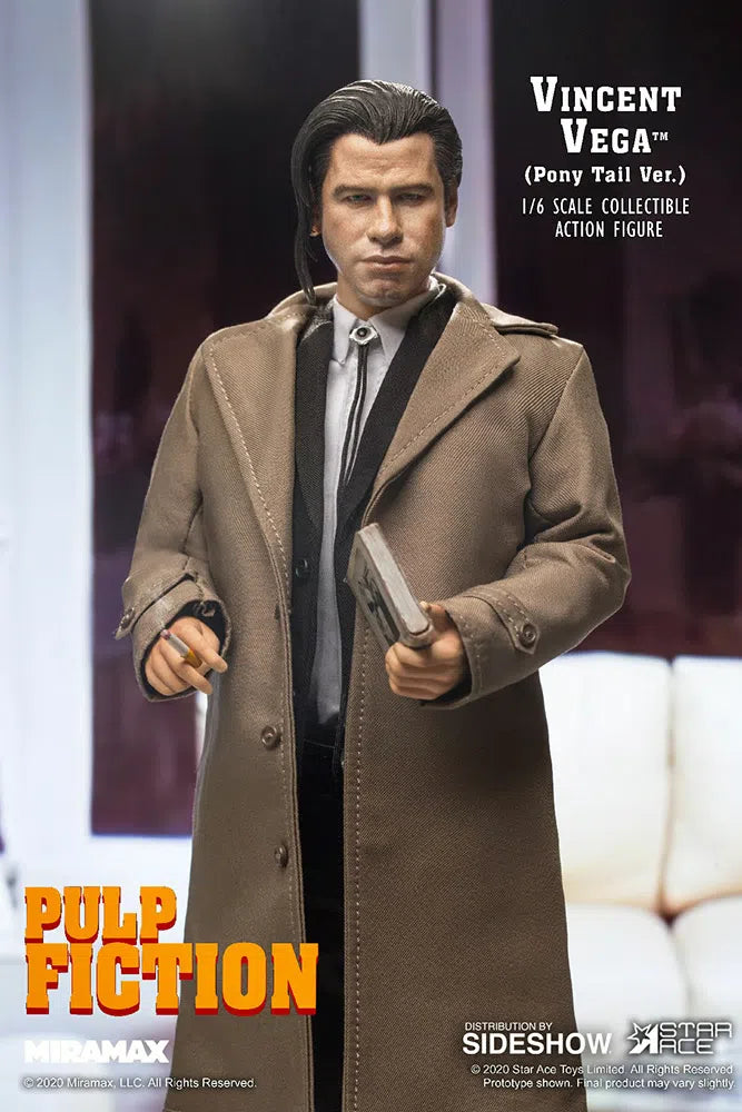 Pulp Fiction: Vincent Vega: Pony Tail Version: 2.0: Deluxe: With Sofa: Star Ace