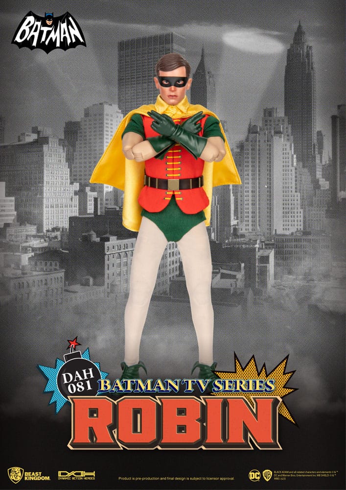 DC Comics Dynamic 8ction Heroes Action Figure 1/9 Batman TV Series Robin