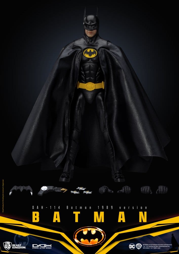 DC Comics Dynamic 8ction Heroes Action Figure Batman 1989 Standard Version