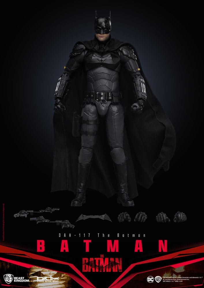 DC Comics Dynamic 8ction Heroes Action Figure 1/9 Batman (The Batman) 21 cm - Beast Kingdom Toys Action Figures