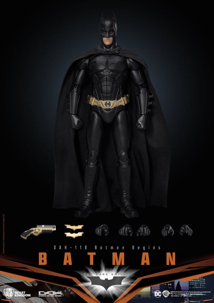 DC Comics Dynamic 8ction Heroes Action Figure Batman (Batman Begins)