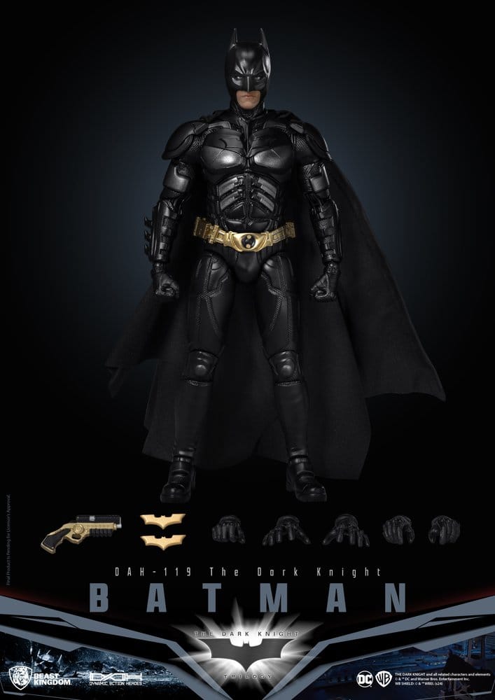 DC Comics Dynamic 8ction Heroes Action Figure Batman (The Dark Knight)
