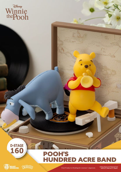 Winnie the Pooh Record Player Series PVC figure Pooh's Hundred Acre Band 12 cm