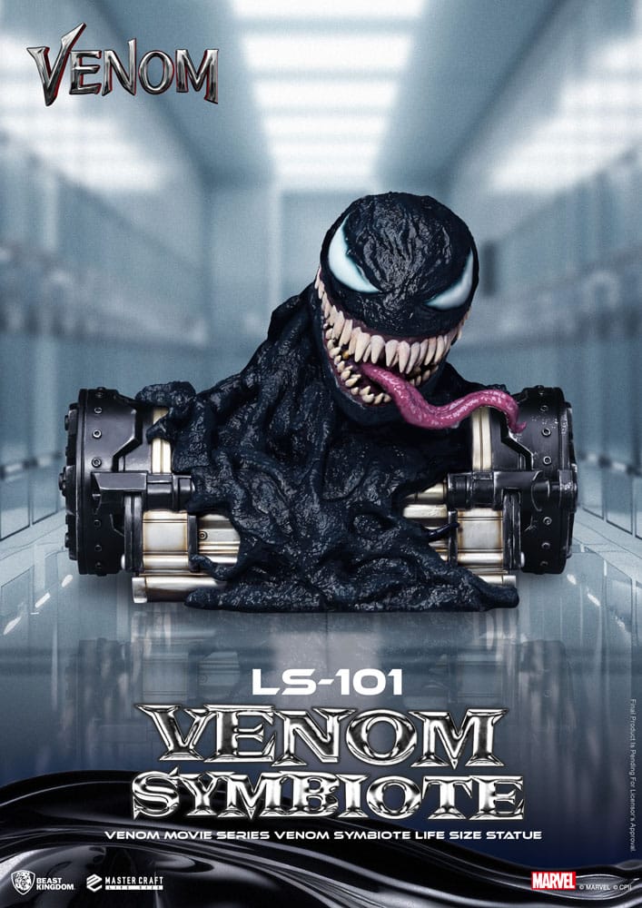 Venom Movie Series Life-Size Statue Venom Symbiote 24 cm - Beast Kingdom Toys Lifesize Statues