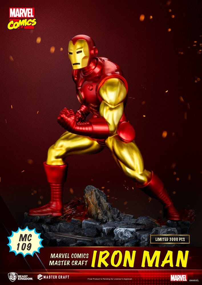 Marvel Comics Master Craft Statue Iron Man 29 cm - Beast Kingdom Toys Statues