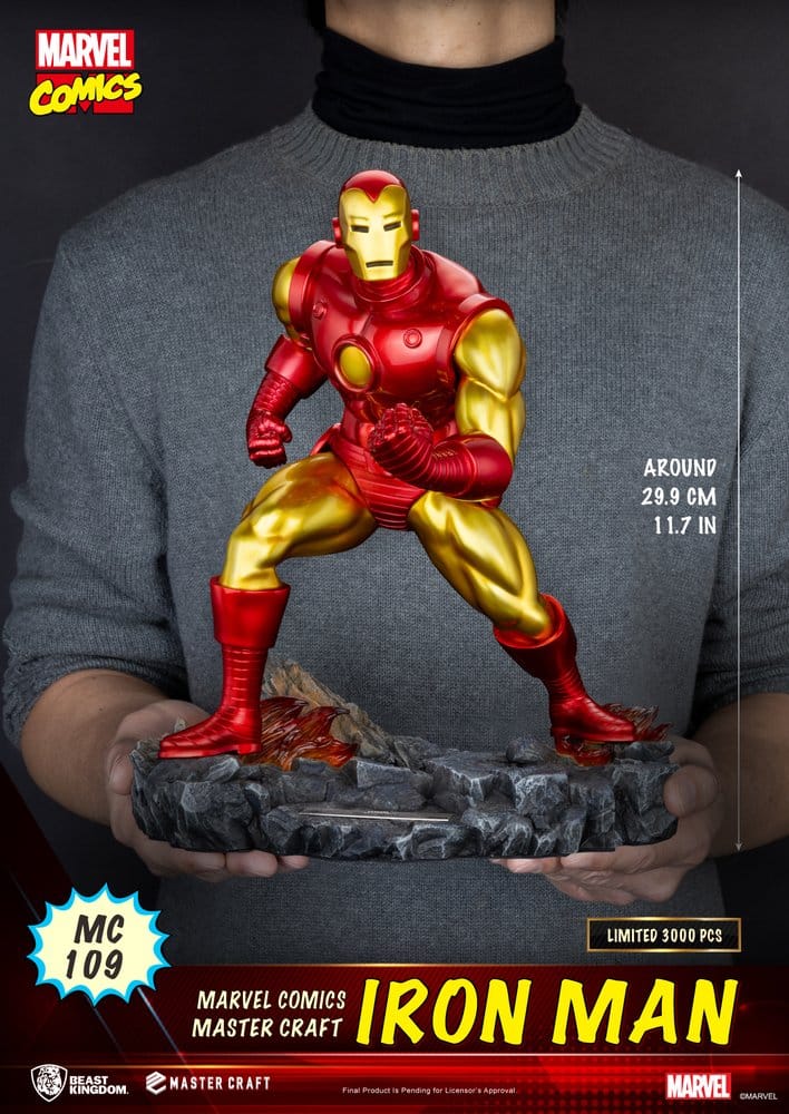Marvel Comics Master Craft Statue Iron Man 29 cm - Beast Kingdom Toys Statues