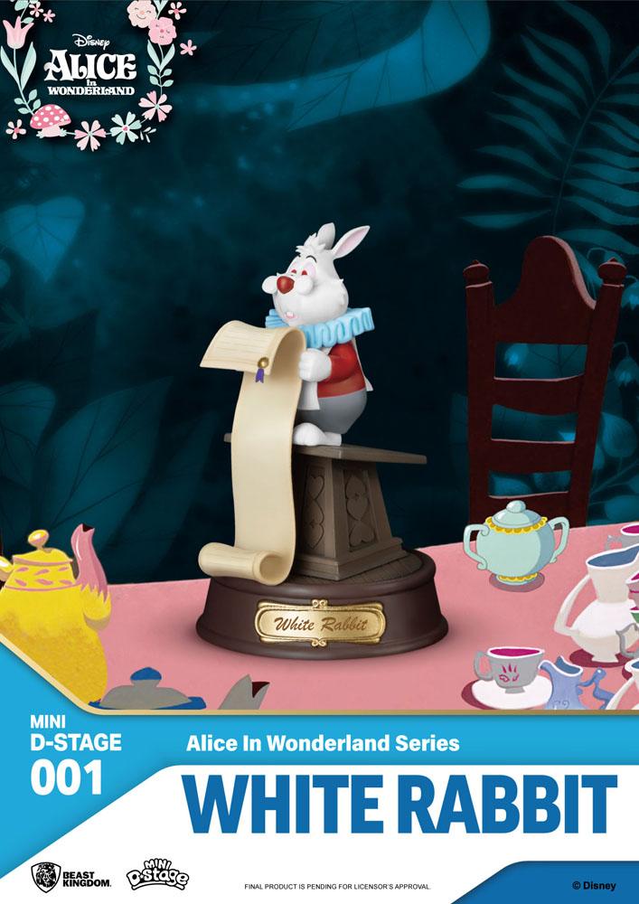 Alice in Wonderland Mini Diorama Stage Statues 6-pack - Beast Kingdom Toys Mini Figures