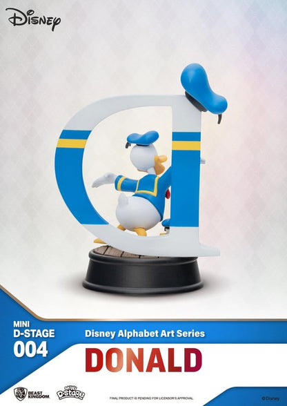 Disney Mini Diorama Stage Statues 6-pack Alphabet Art - Beast Kingdom Toys Mini Figures