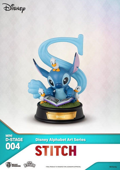 Disney Mini Diorama Stage Statues 6-pack Alphabet Art - Beast Kingdom Toys Mini Figures