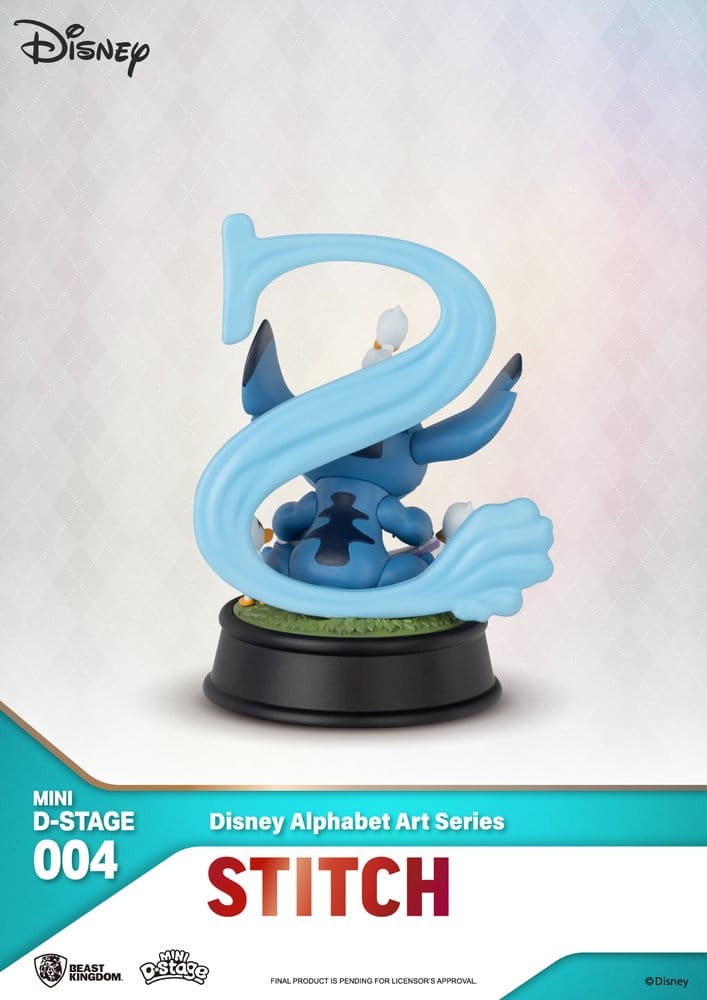 Disney Mini Diorama Stage Statues 6-pack Alphabet Art - Beast Kingdom Toys Mini Figures